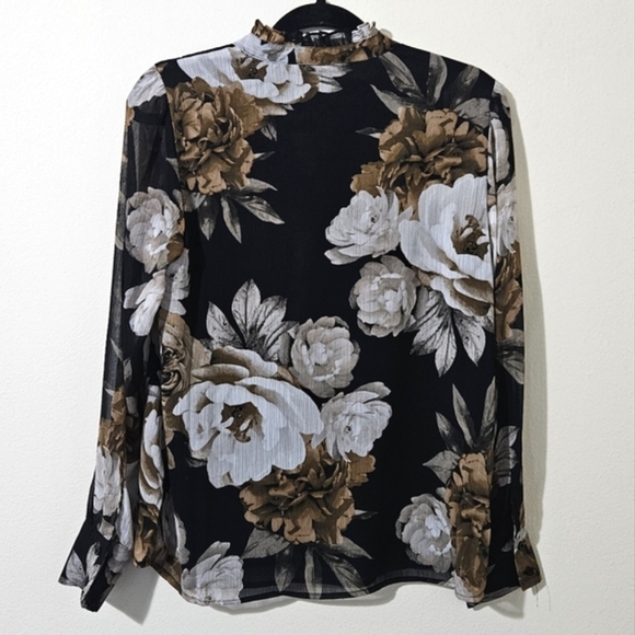 Calvin Klein Floral Blouse - Picture 2 of 8